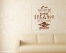 I am Wise Quotes Wall Decal Motivational Vinyl Art Stickers